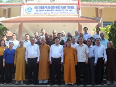 Phó Thủ tướng Thường trực Chính phủ thăm và làm việc với Học viện PGVN tại Huế